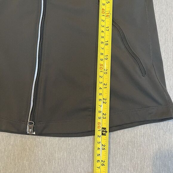 Nike Lightweight Medium Gray & White Full Zip Running Track Jacket Women's - Picture 5 of 12